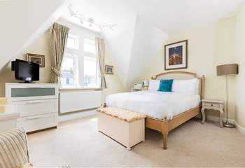 Bedroom 3 is the perfect spot for breakfast in bed.