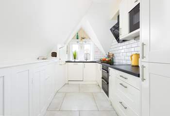 The kitchen has all you need to create some lovely meals for all to share.
