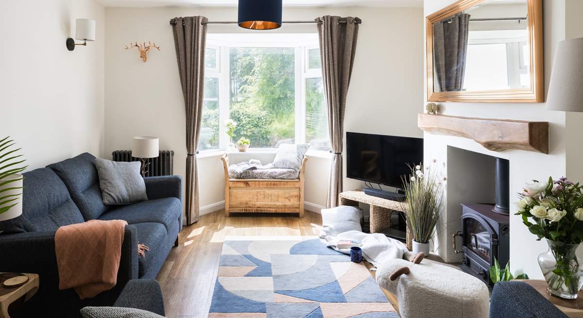 Cosy up in this stylish living-room.