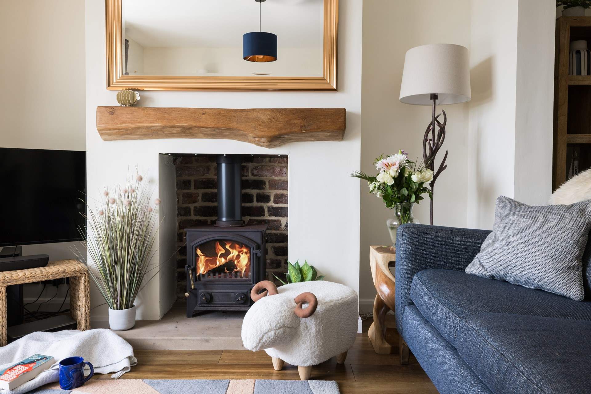 Quirky individual touches make this cottage fun.