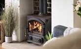 Warm your toes in front of the wood-burner. - Thumbnail Image