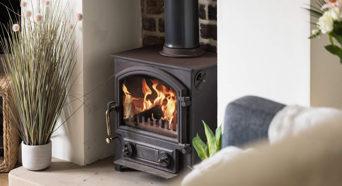 Warm your toes in front of the wood-burner.