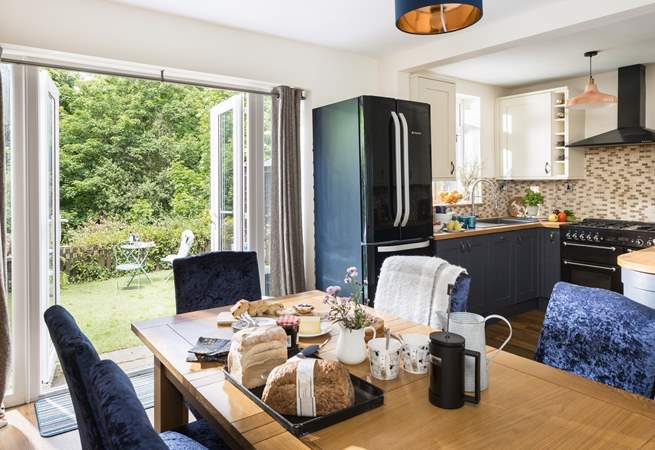 Open up the doors and let the sun flood in.