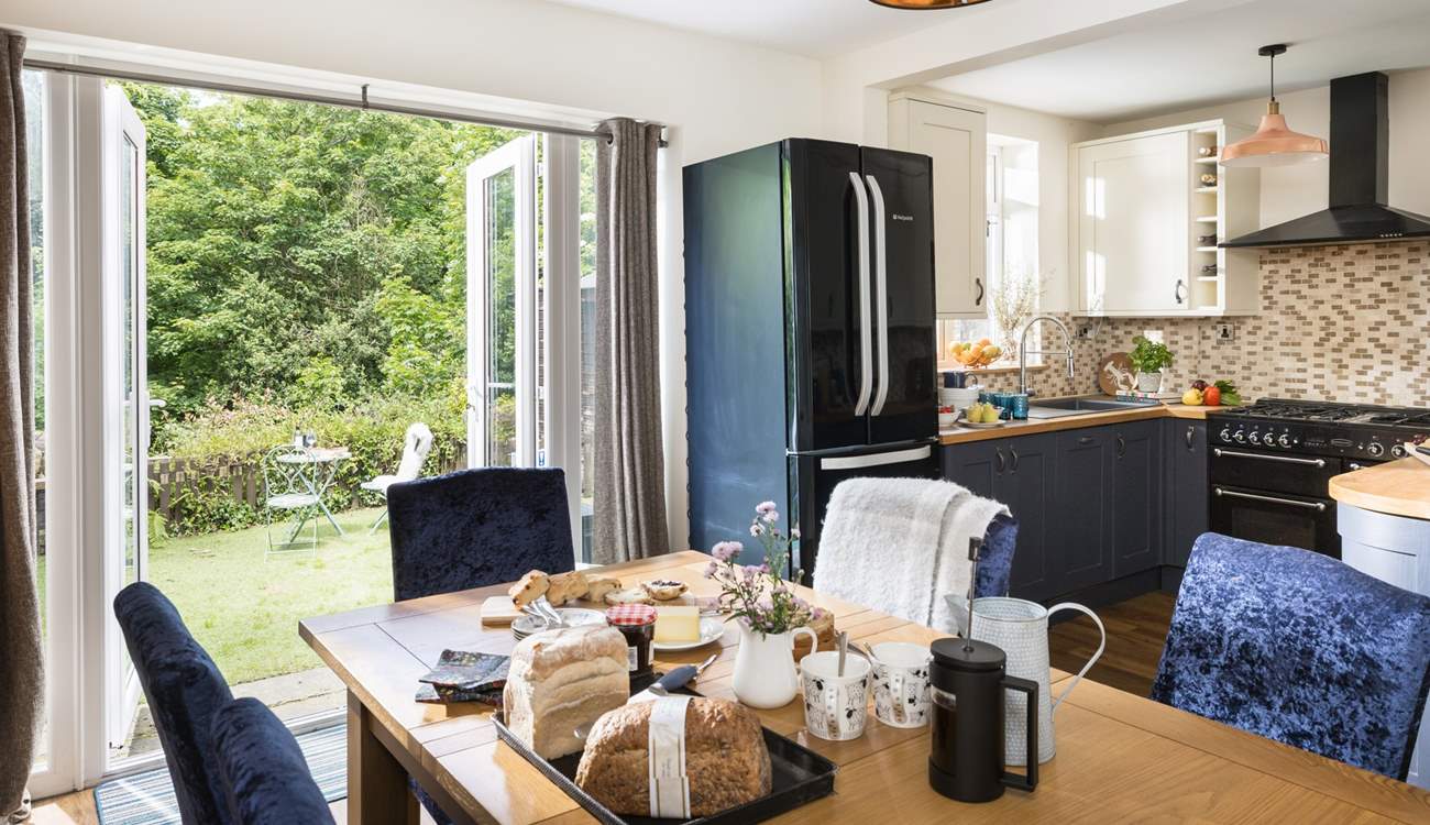 Open up the doors and let the sun flood in.