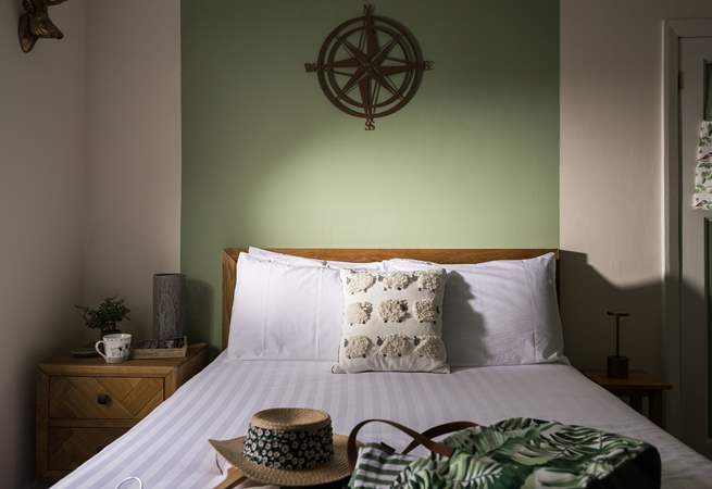 A lovely bedroom to relax in after a day on the moors.