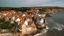 The magnificent Robin Hood's Bay at high tide.