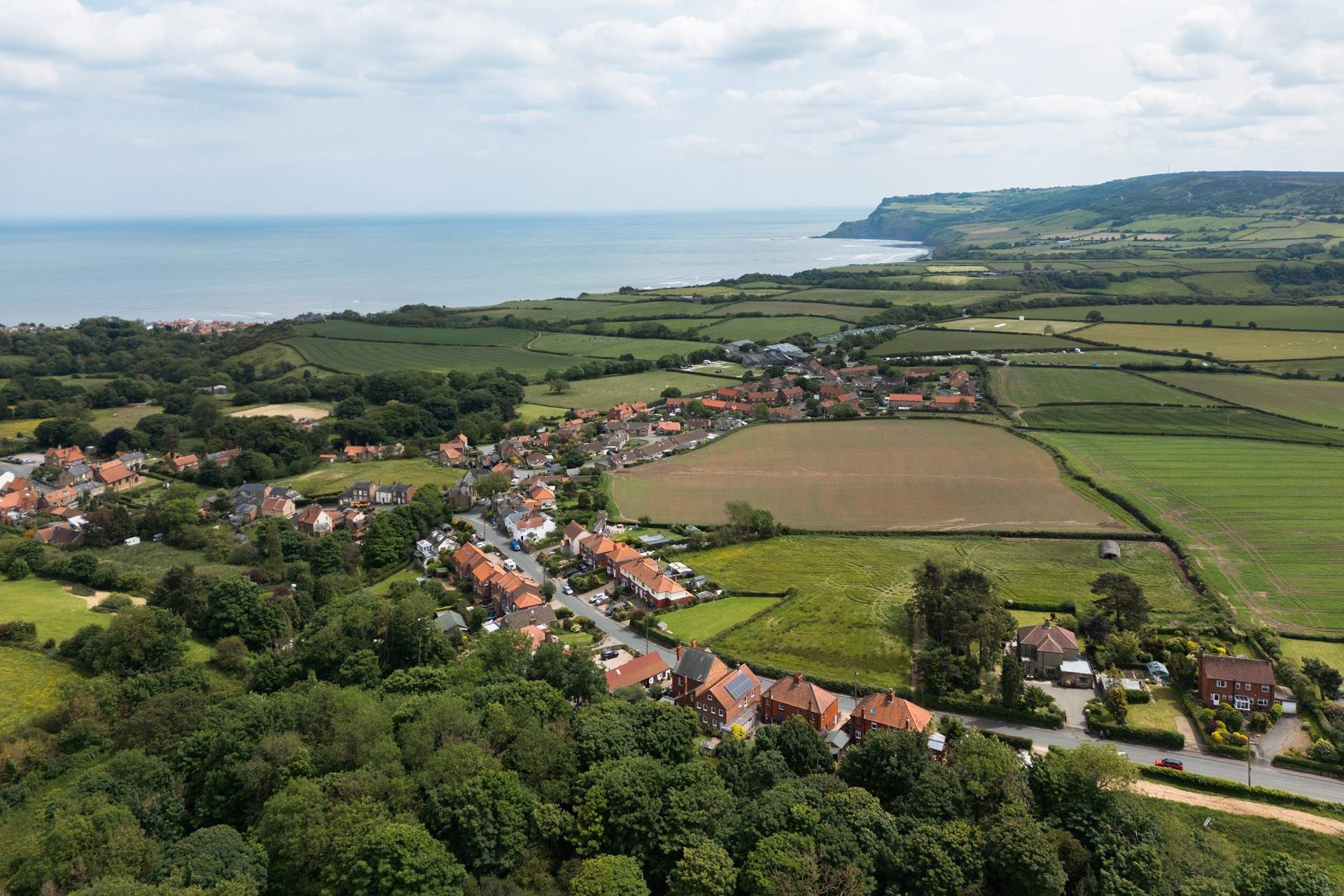 It's only a short distance to the sea.