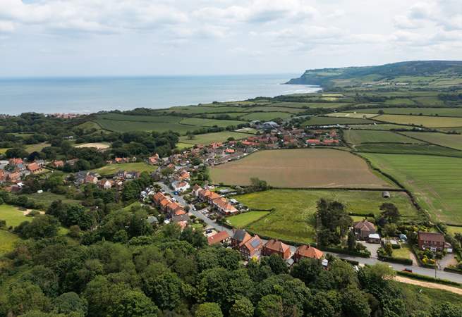 It's only a short distance to the sea.