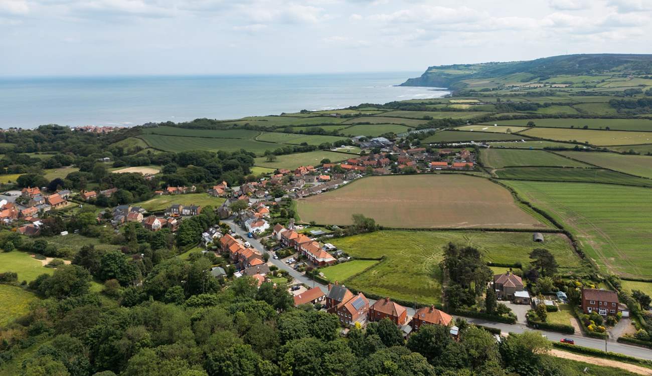 It's only a short distance to the sea.