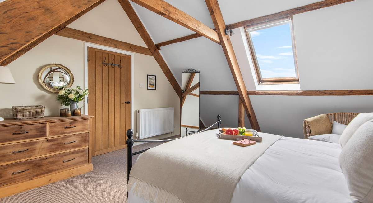 Oodles of light and space in this beautiful bedroom.