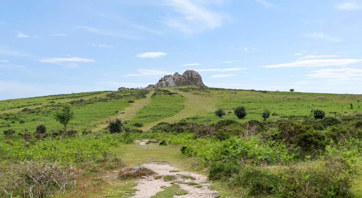 One of the breathtaking tors on Dartmoor. This area is simply magical for walking and trekking through.