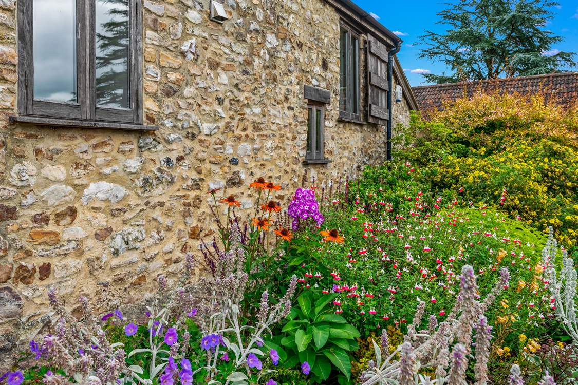 The colours are as vibrant outside, as they are internally.