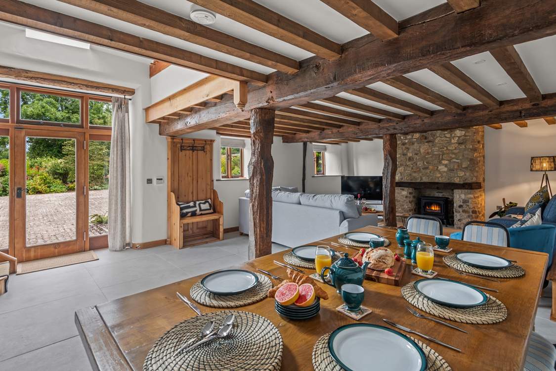 Churchstyle Barn is spacious yet cosy.