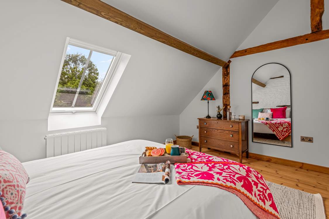 Bedroom 2 is light, airy and spacious.