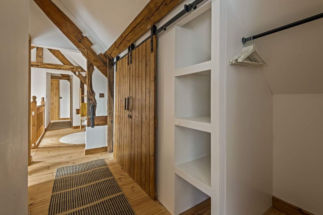 The wonderful beams which feature throughout the barn.