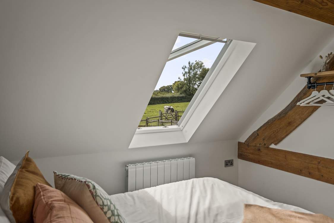 Countryside views to wake up to.