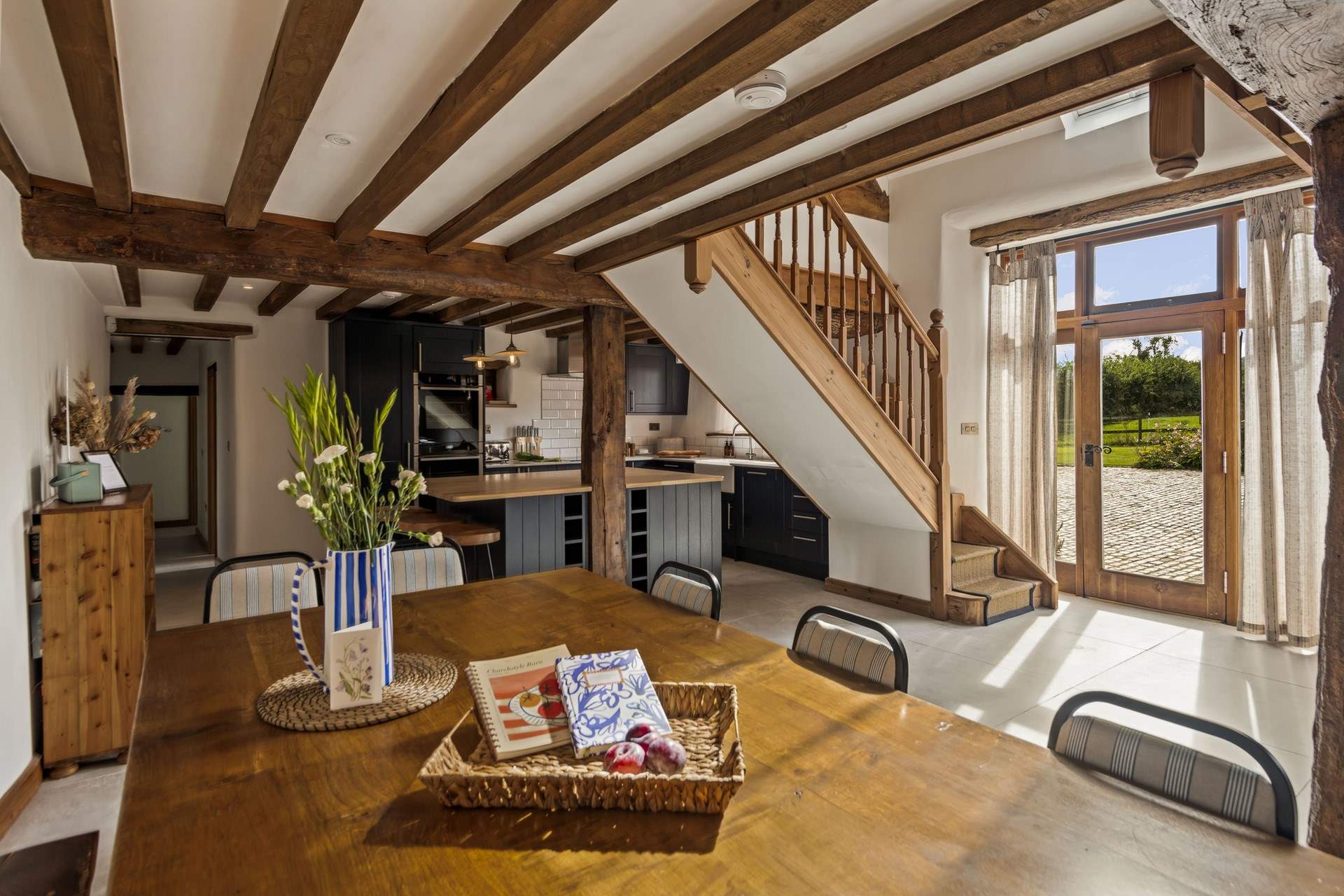 Memorable holiday meals will be enjoyed around the fabulous dining-table.