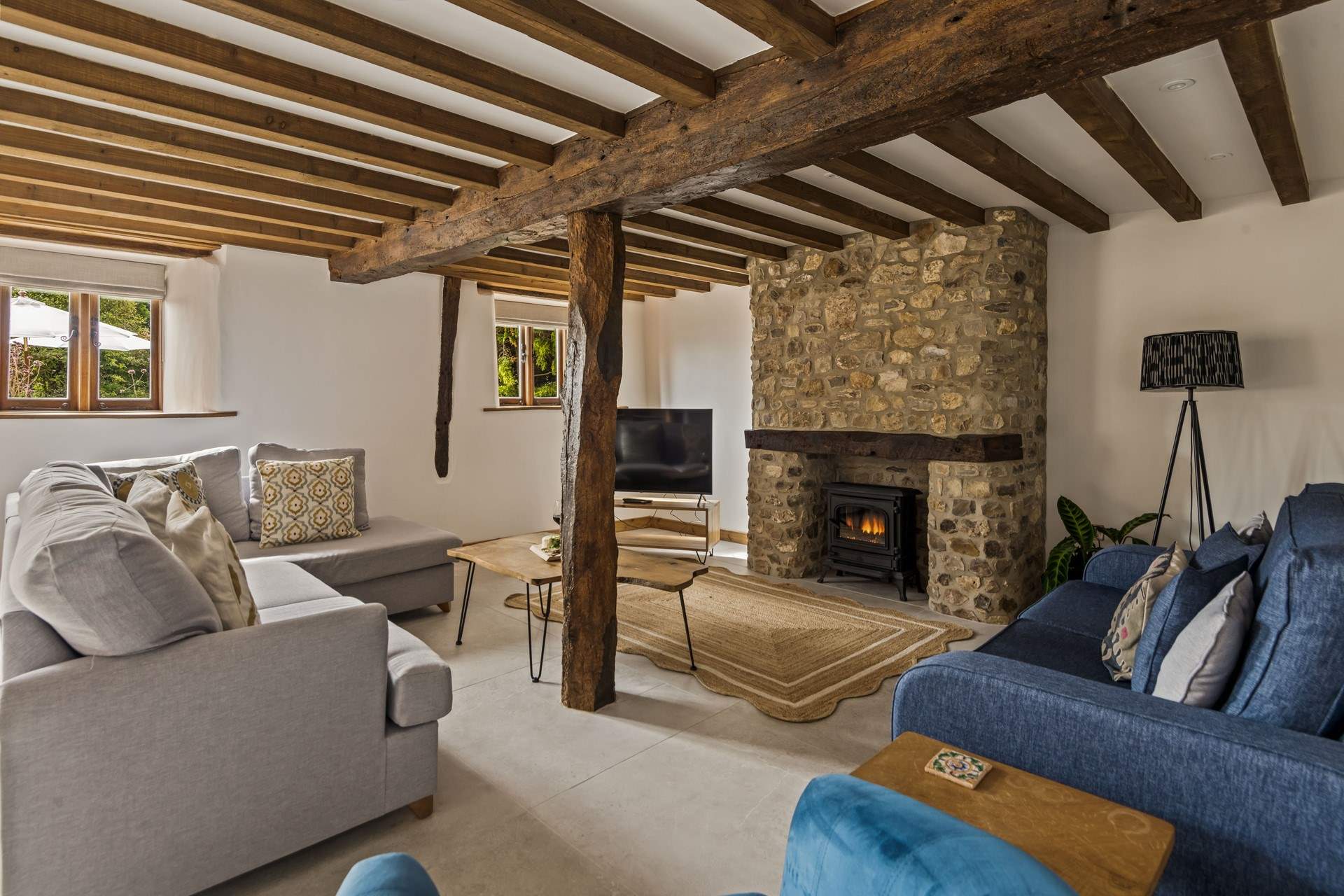 The living-room is a great comfy space for all to enjoy whilst planning tomorrow's adventures.