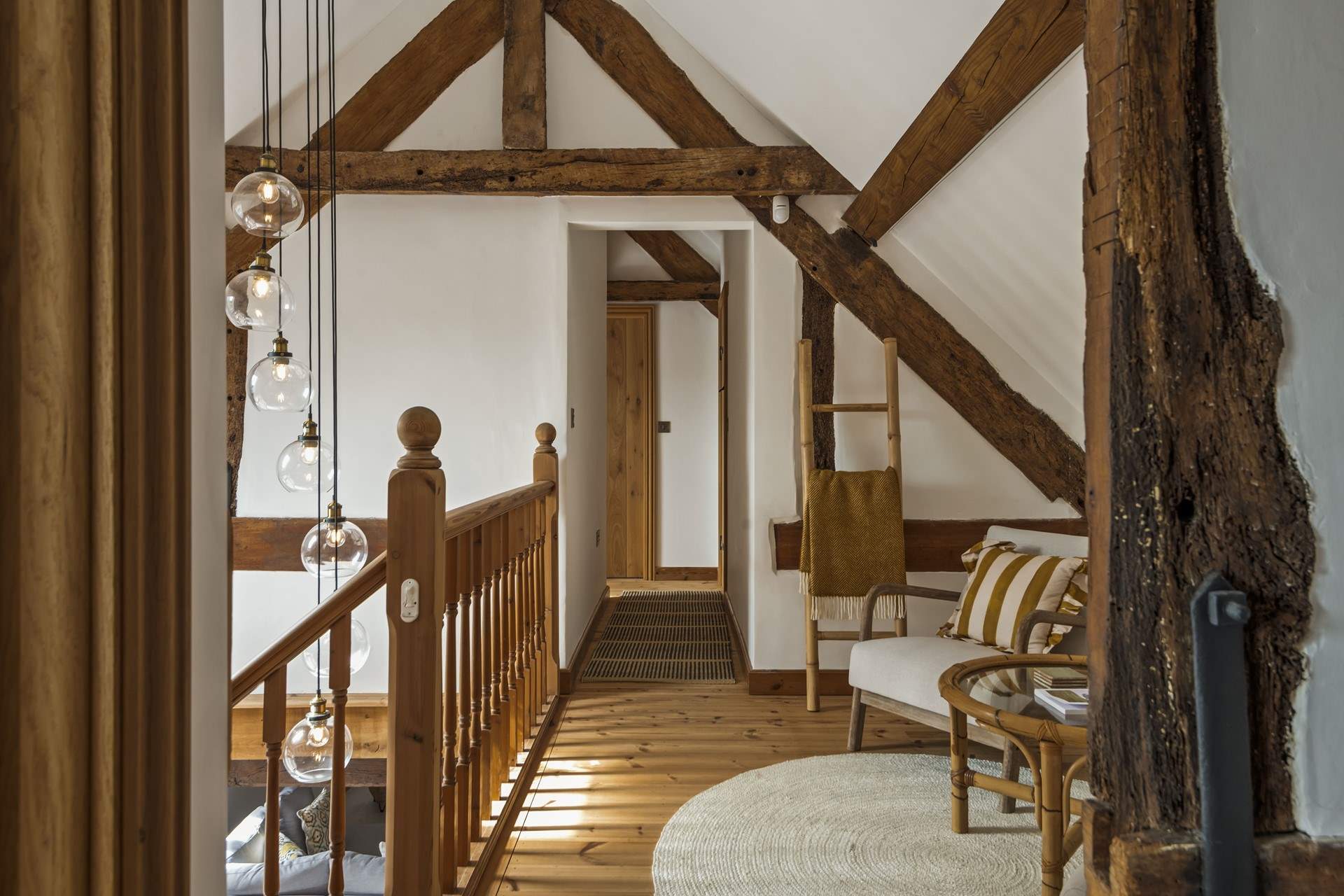 Venturing upstairs to the first floor bedroom area.