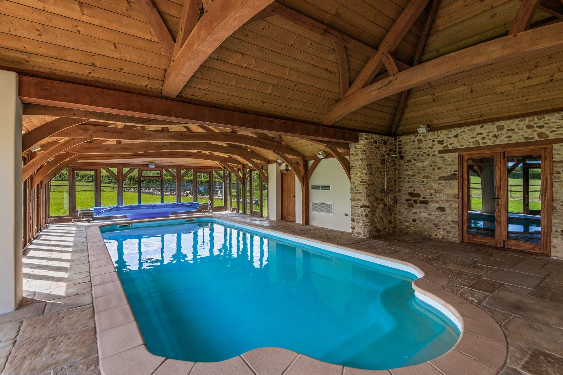 The pool area will be a huge hit with all the family.