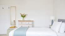 Decorated in calming colours to ensure a good night's sleep.