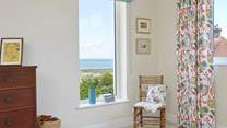 A lovely sea view from Bedroom 4.