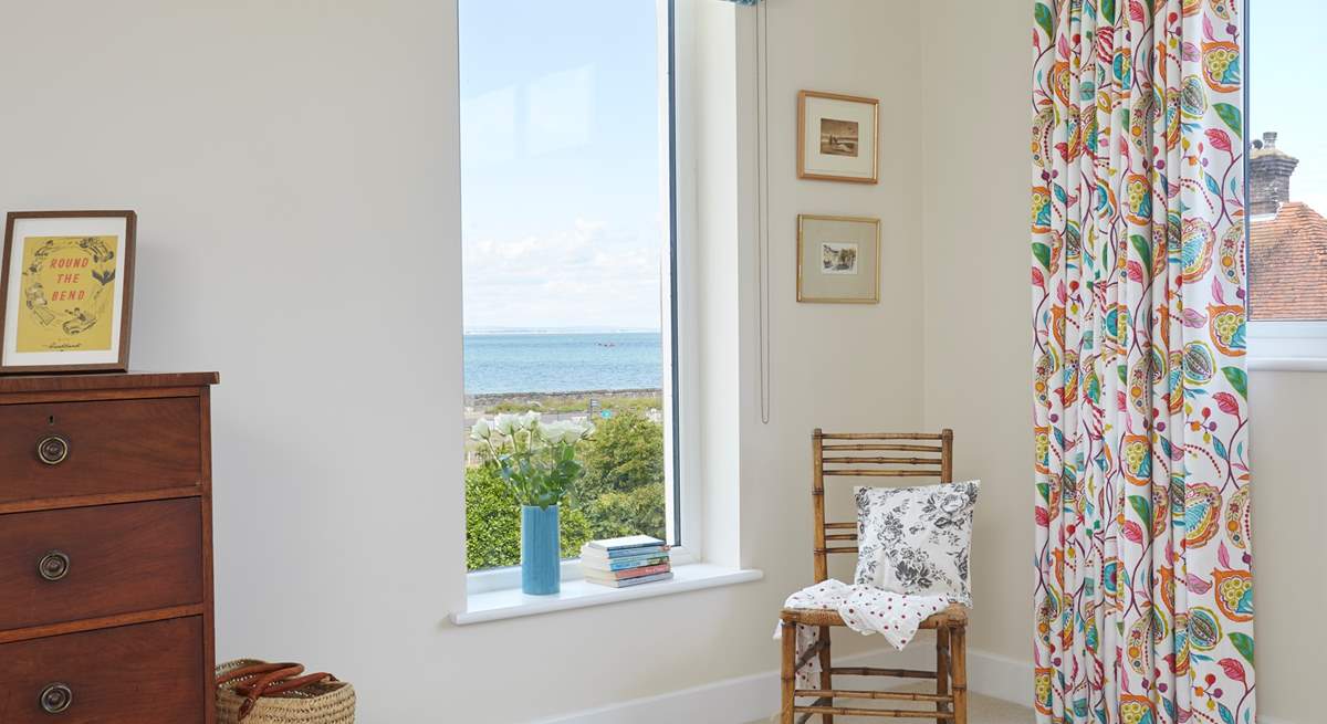 A lovely sea view from Bedroom 4.