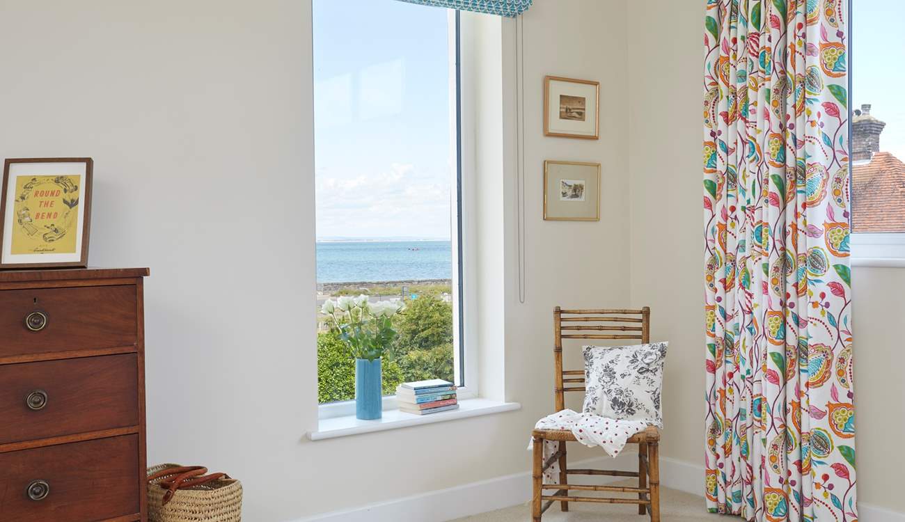 A lovely sea view from Bedroom 4.