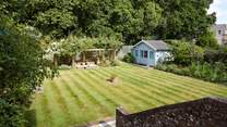 The garden is a great space to enjoy.