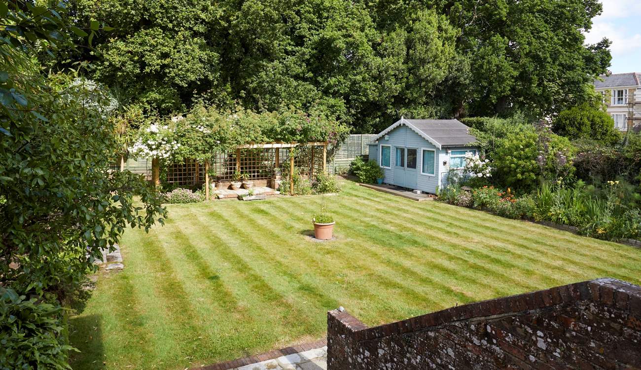 The garden is a great space to enjoy.