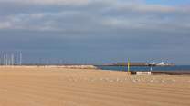 Ryde has a lovely sandy beach to explore.