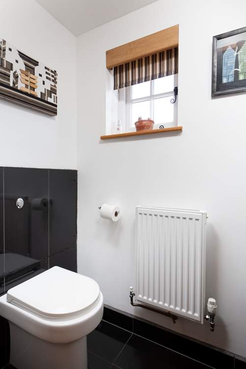 The downstairs cloakroom.