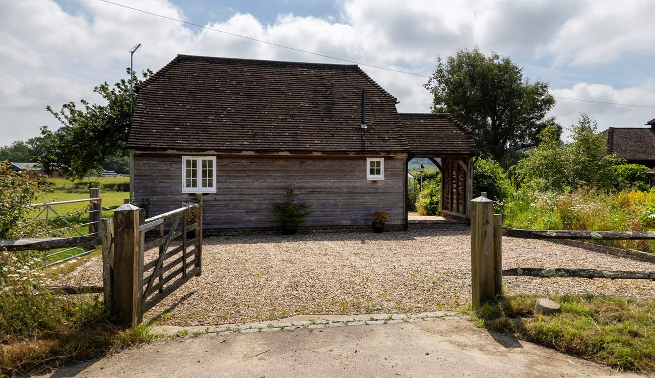 With its own gated entrance.