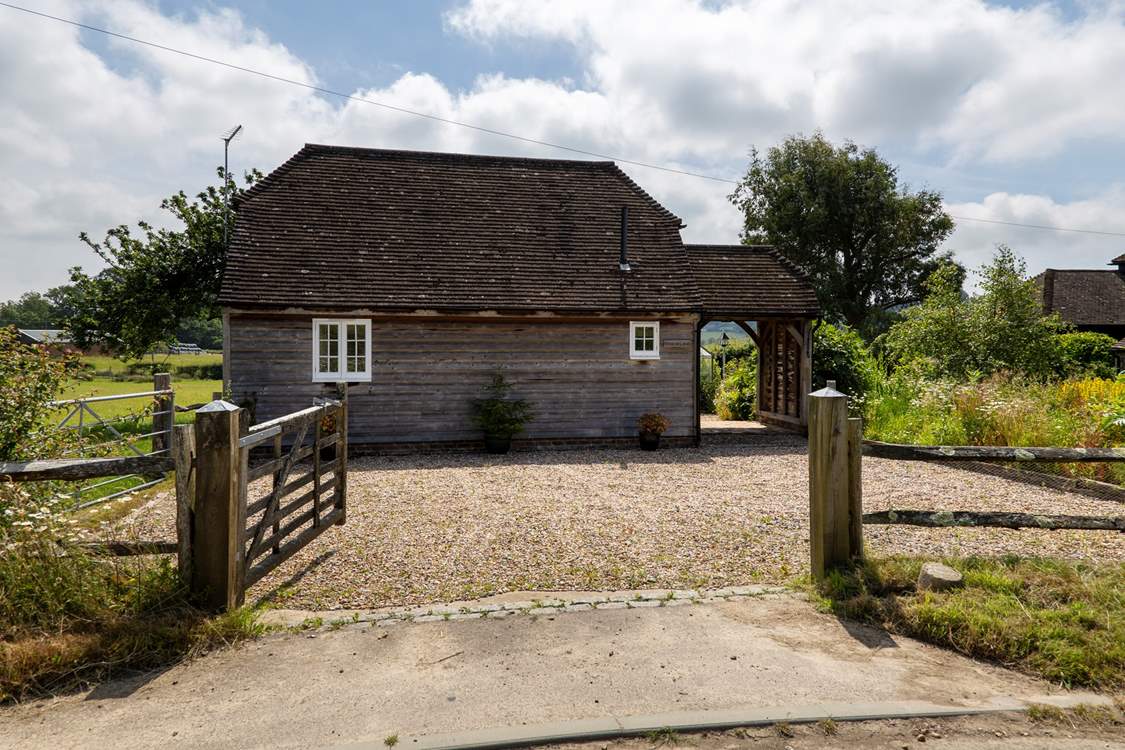 With its own gated entrance.