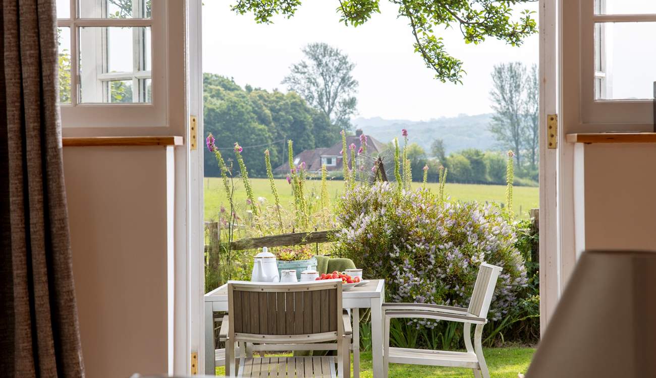 You will never tire of the countryside views.