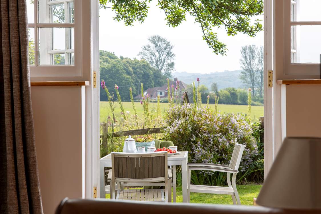 You will never tire of the countryside views.