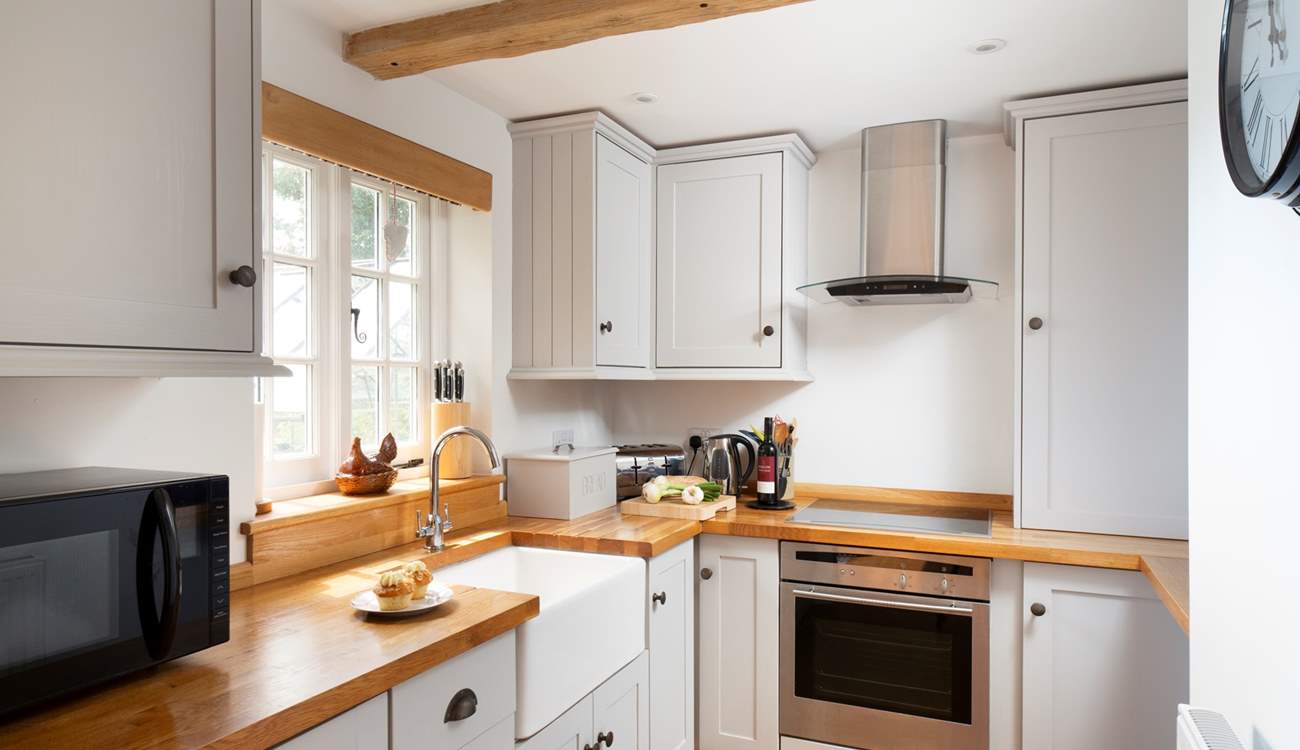 Cook up some holiday meals in this lovely country kitchen.
