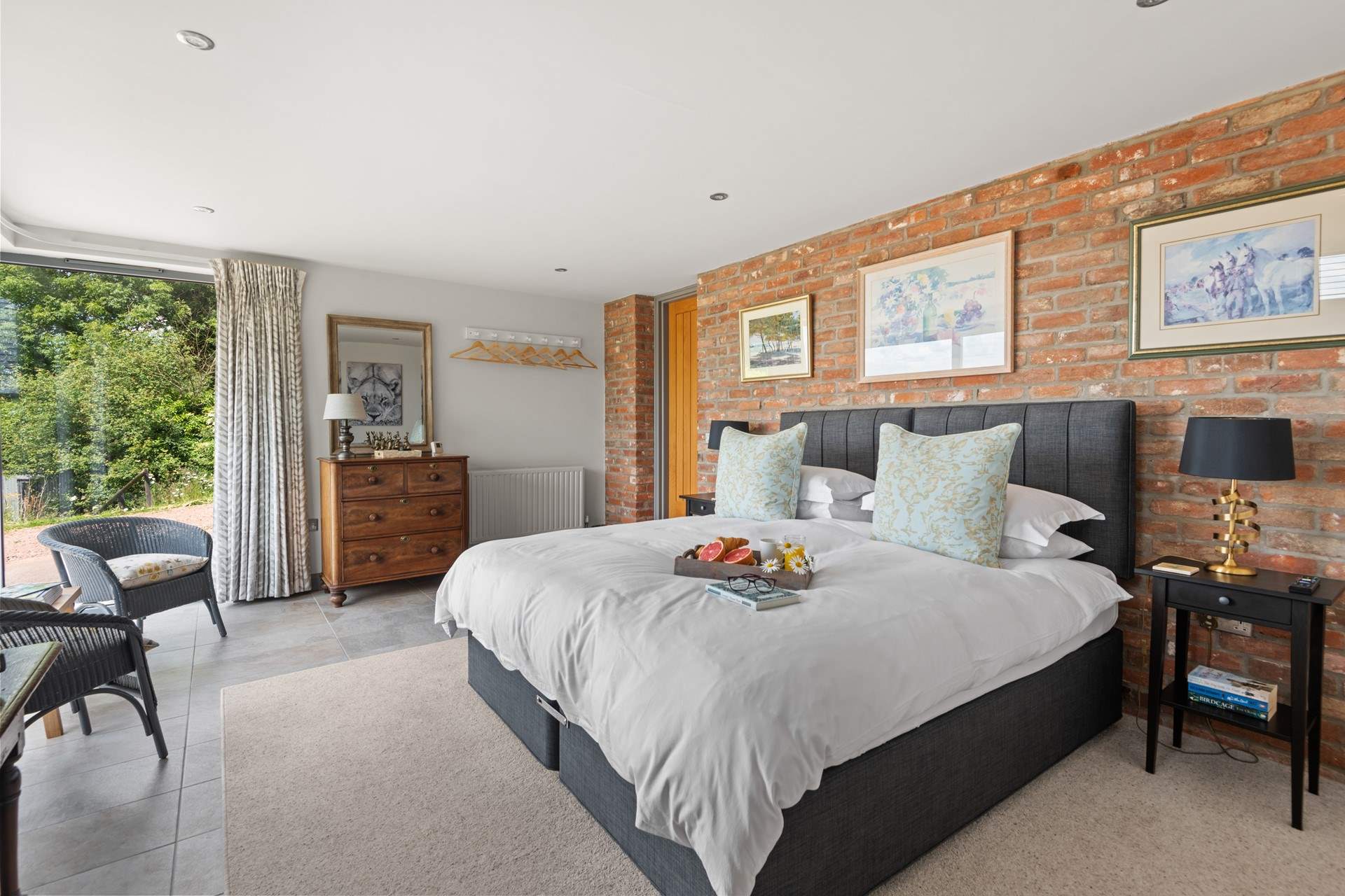 Bedroom 1 is simply stunning and home to this super-king size bed, which can be made into two singles on request.