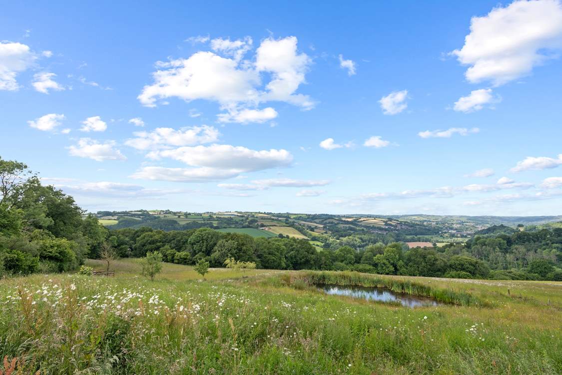 Simply stunning views over the owners' private land and grounds.