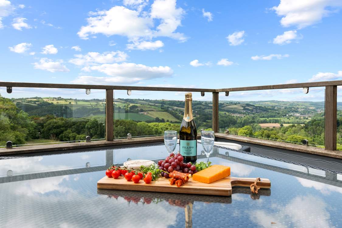 Picture perfect setting at Backswood Cottage from bedroom 2.