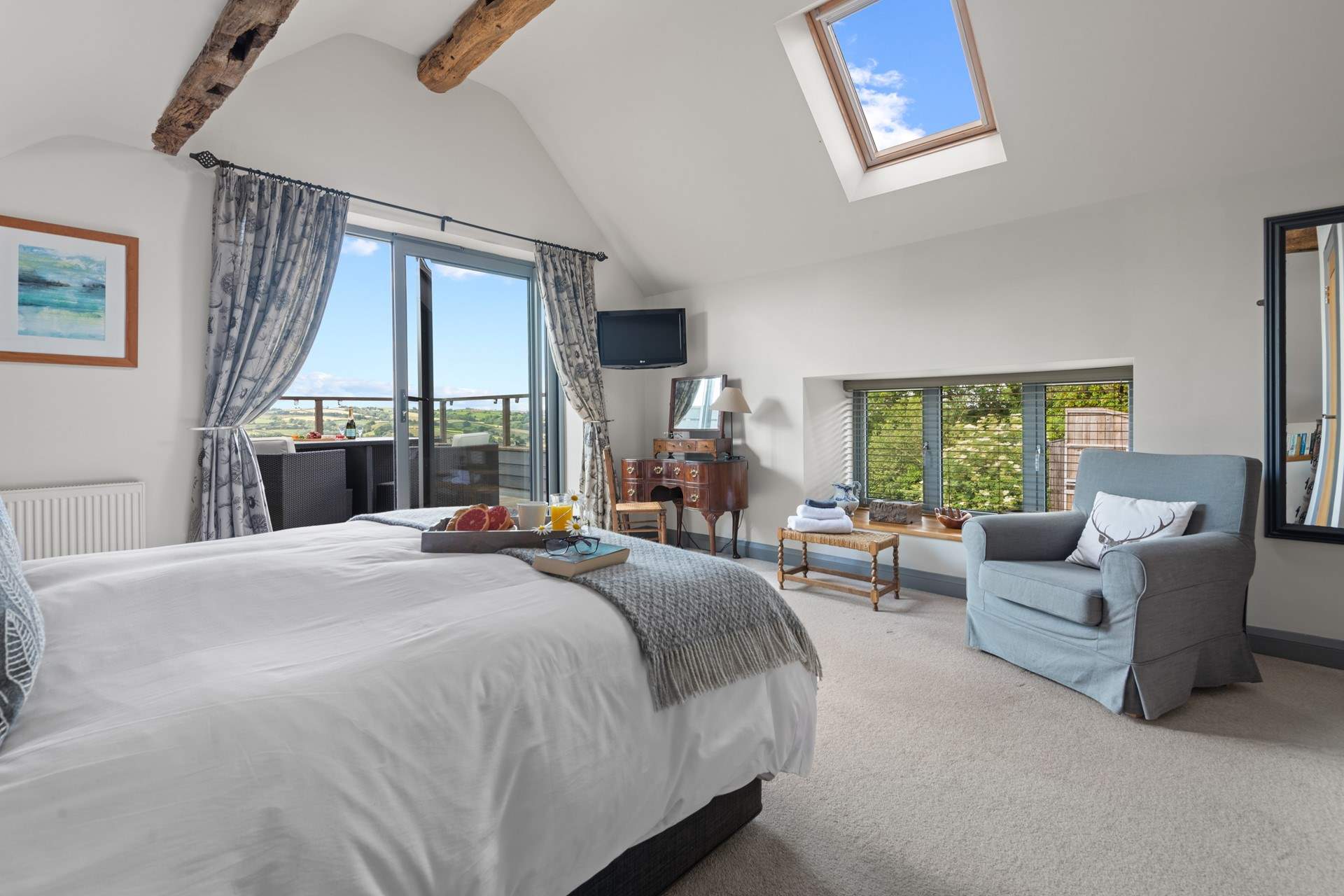 Bedroom 2 is also super spacious and welcoming. Plenty of space to really make yourself at home.