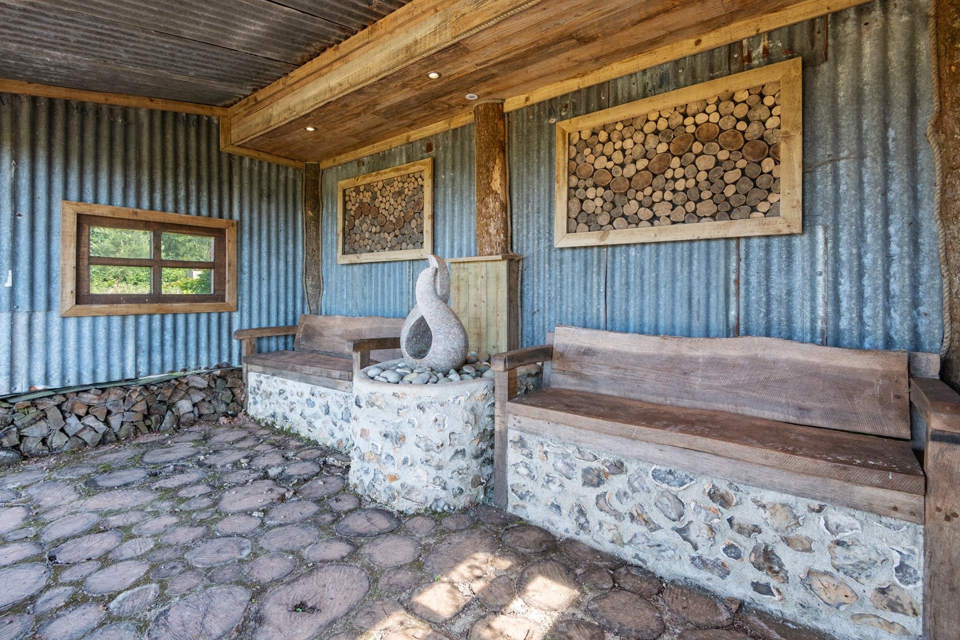 A lovely spot to catch some shade and listen to the water trickling in the water feature.