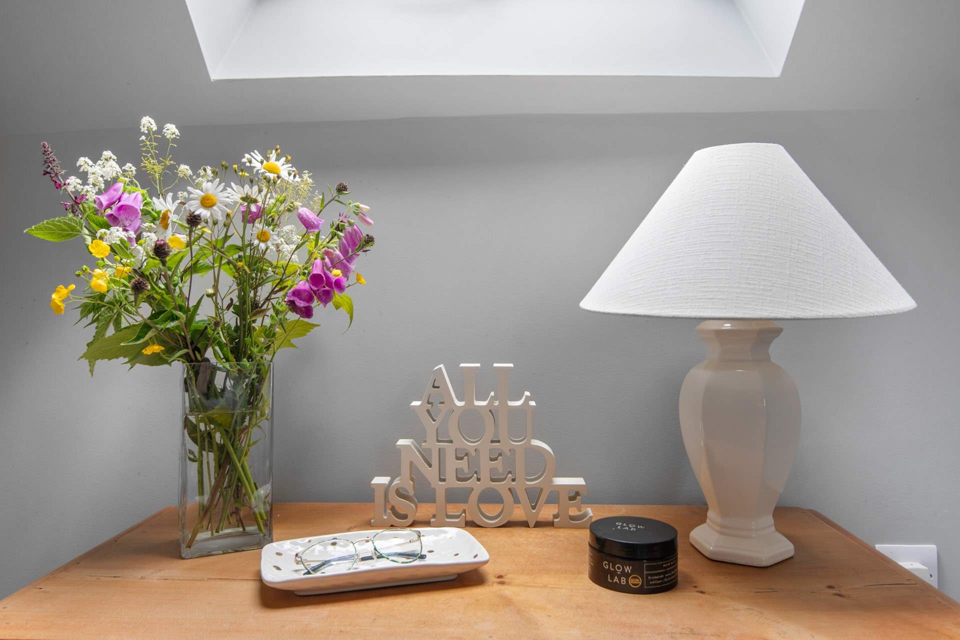 Beautiful touches throughout this picture perfect abode for two.