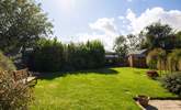 The lawn makes a great football pitch or just space to watch the birds and bees. - Thumbnail Image