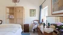 A mixture of the old and the new gives this room plenty of character.