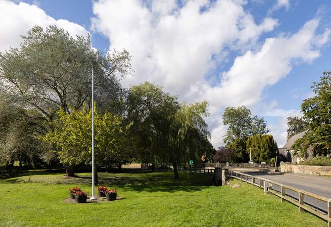 Muston village green.