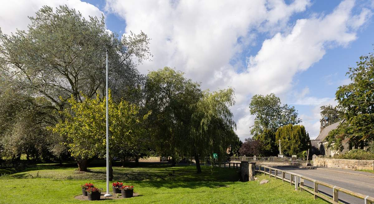 Muston village green.