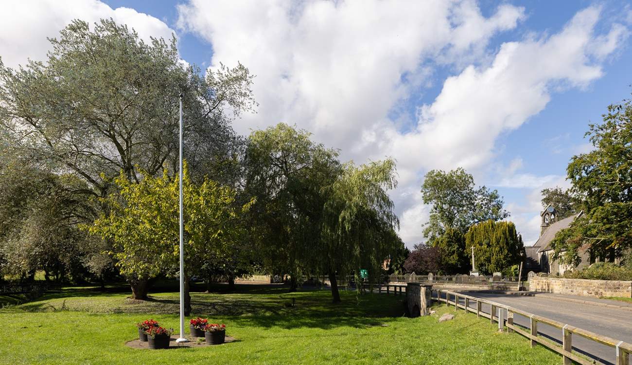 Muston village green.