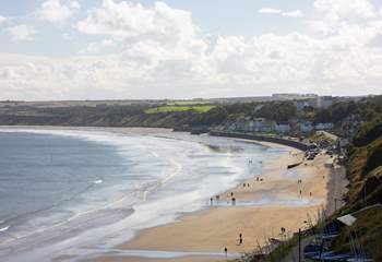 Filey beach in all it's glory.
