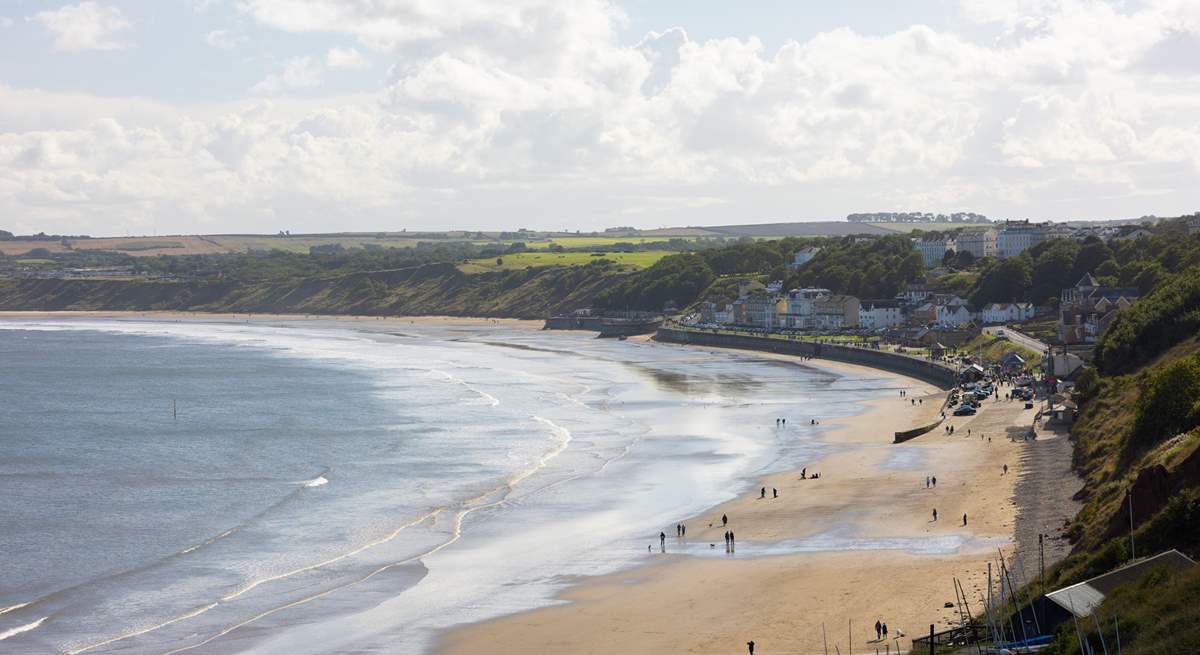 Filey beach in all it's glory.